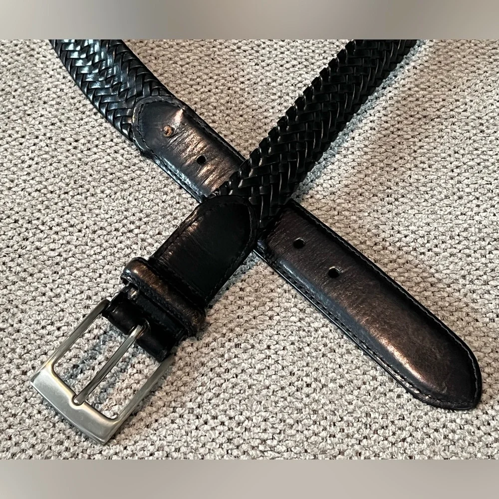 Classy Braided Leather Belt 44‎